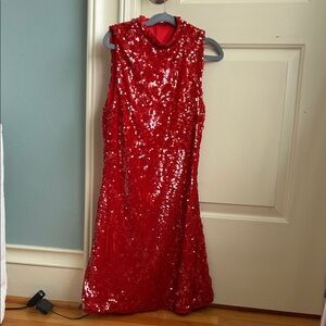 Forever 21 Red Sequin Dress